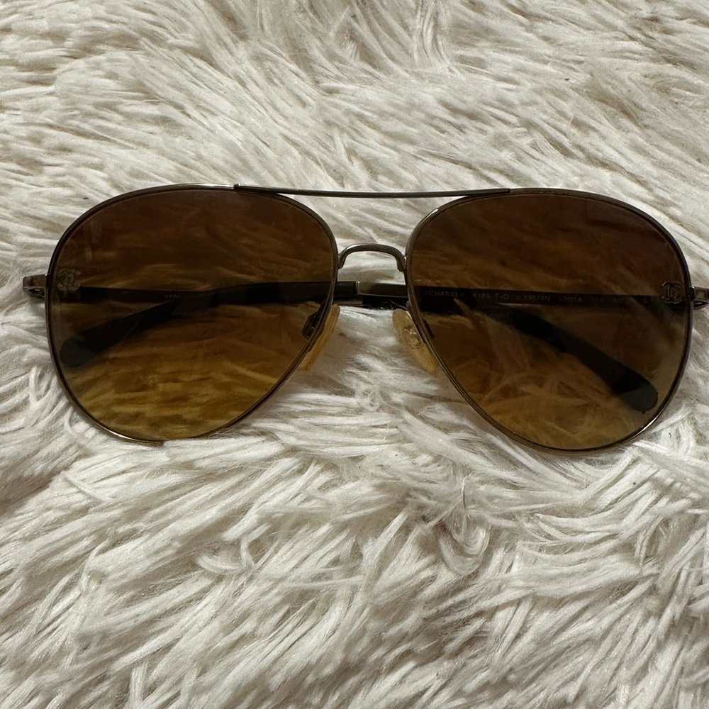 Chanel CH4189TQ pilot sunglasses